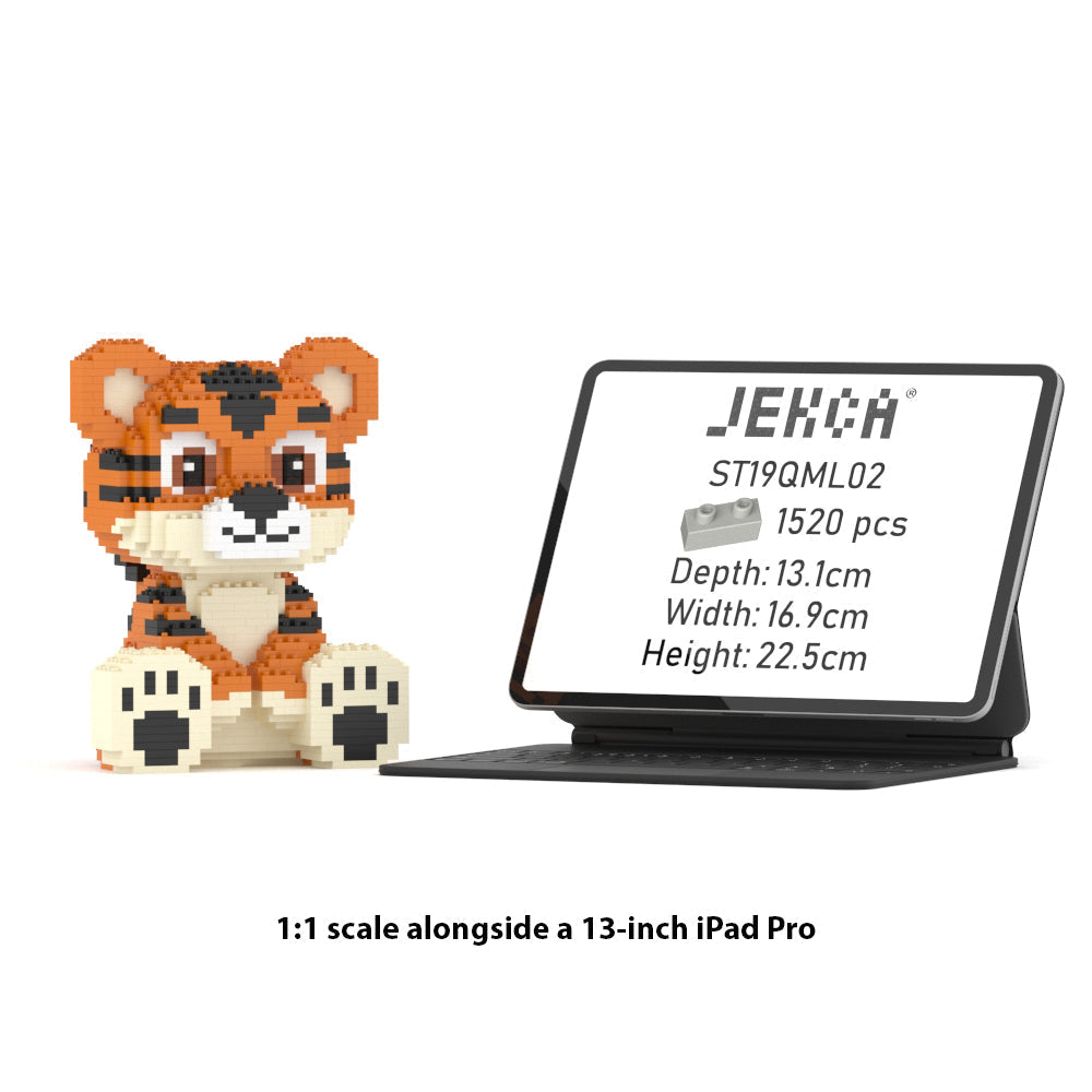 Blocky Tiger 01