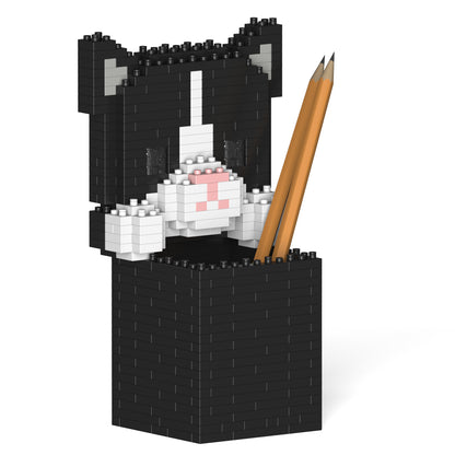 Tuxedo Cat Pencil Cup 01S
