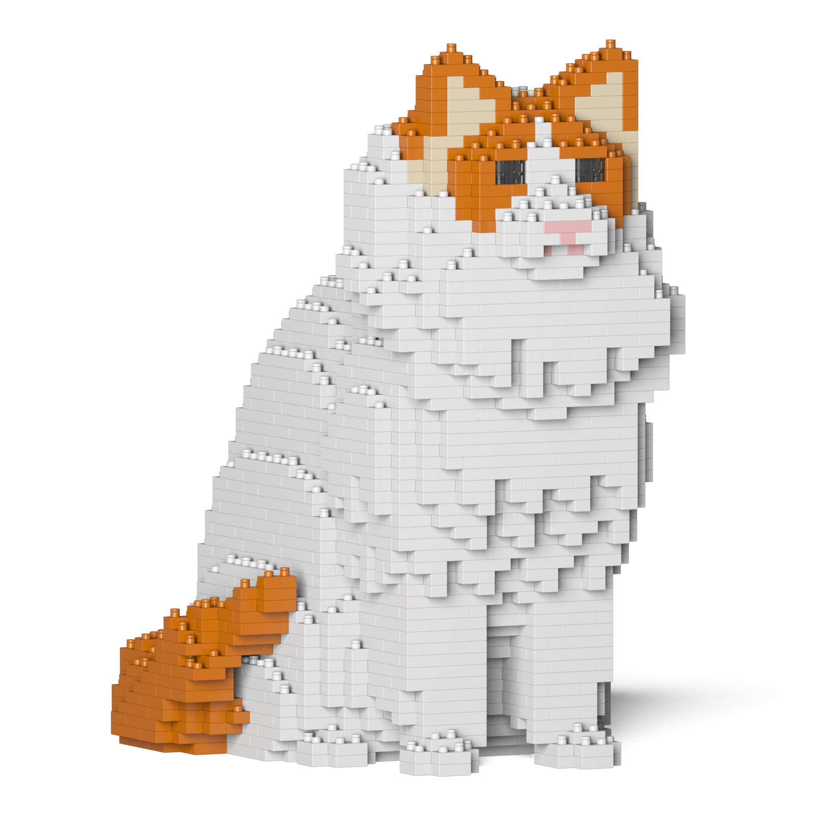 JEKCA Mattoncini Gatto Ragdoll 01S-M02 – Oltre 1600 Pezzi, Statua 3D Da Costruire Per Adulti E Ragazzi 14+