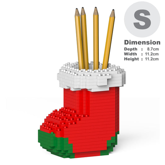 Xmas Sock Pencil Cup 01S-M02