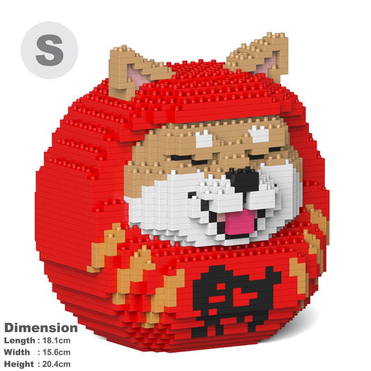 Shiba Daruma Doll 01-M01